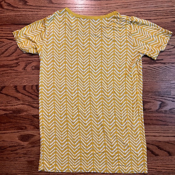 Little Sleepies Sunny Chevron 2-Piece Bamboo Pajama Set - Girls Size 16 - Picture 4 of 9